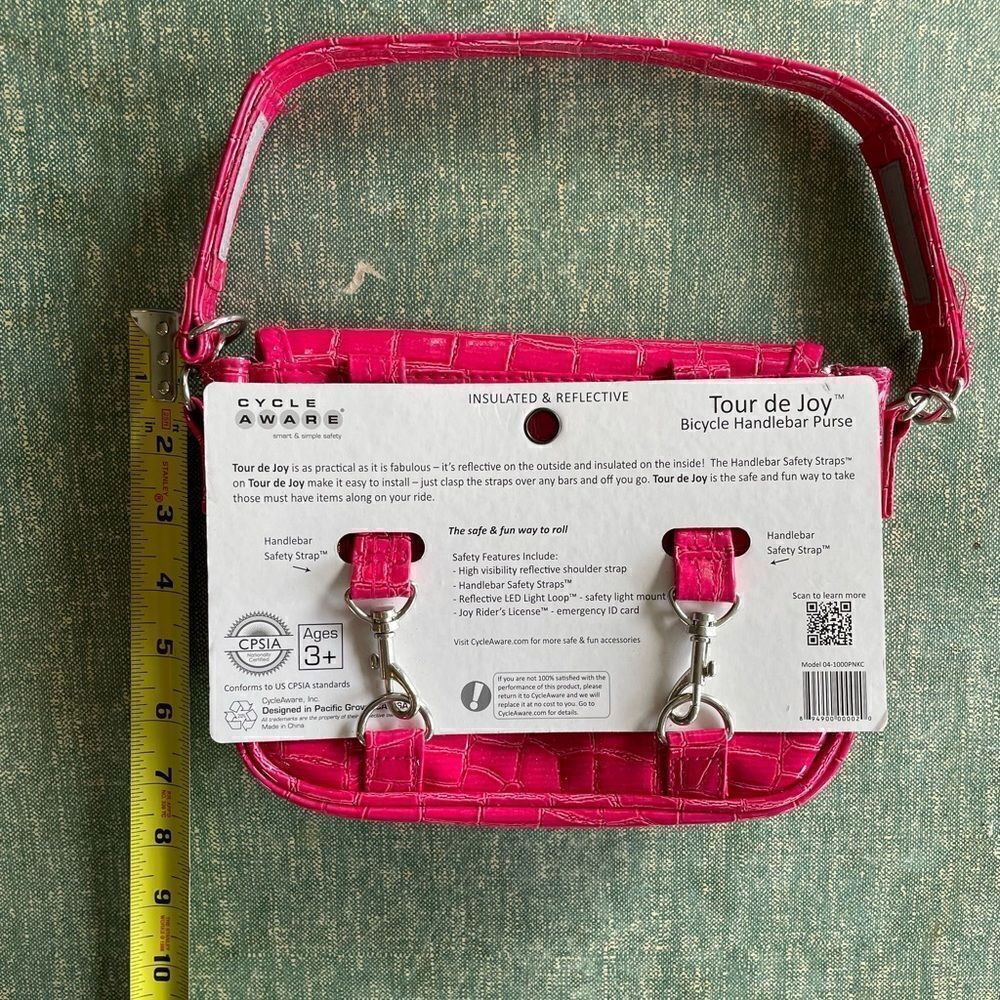 NWT Tour De Joy Bicycle Handlebar Purse - Picture 3 of 6